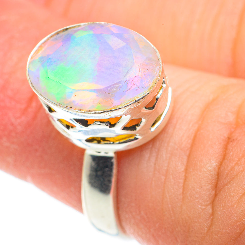 Ethiopian Opal Rings handcrafted by Ana Silver Co - RING63542
