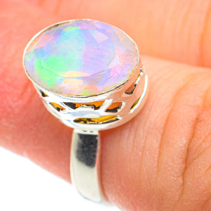 Ethiopian Opal Rings handcrafted by Ana Silver Co - RING63542
