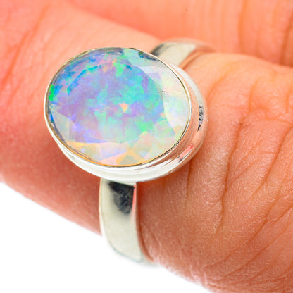 Ethiopian Opal Rings handcrafted by Ana Silver Co - RING63544