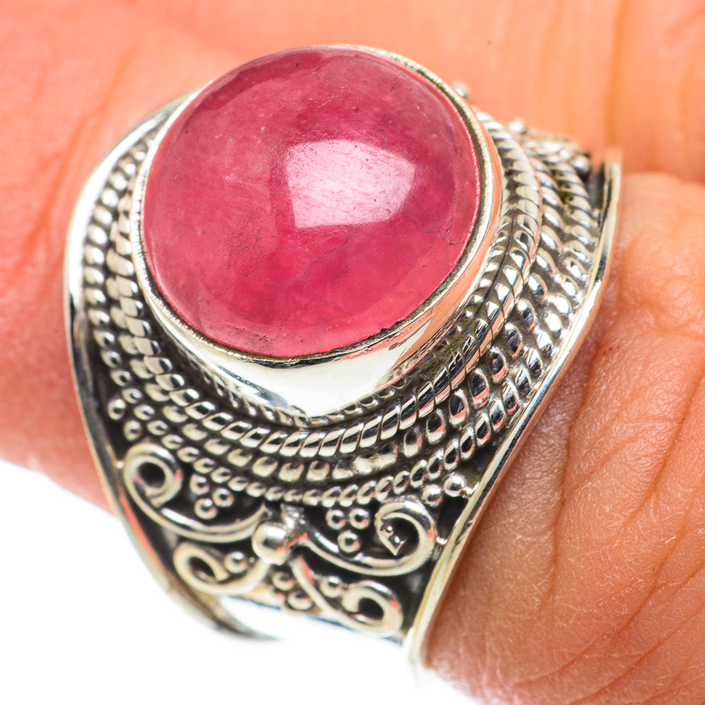 Rhodochrosite Rings handcrafted by Ana Silver Co - RING63548