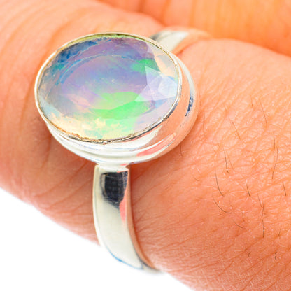 Ethiopian Opal Rings handcrafted by Ana Silver Co - RING63558