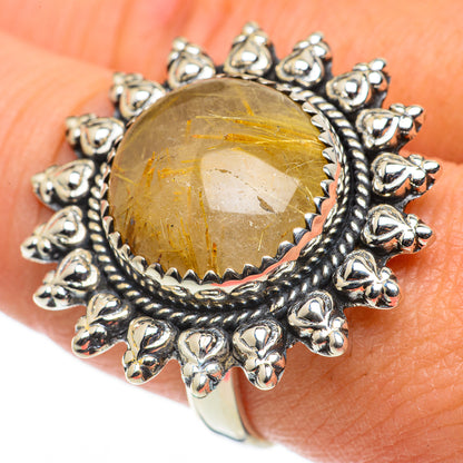 Rutilated Quartz Rings handcrafted by Ana Silver Co - RING63566