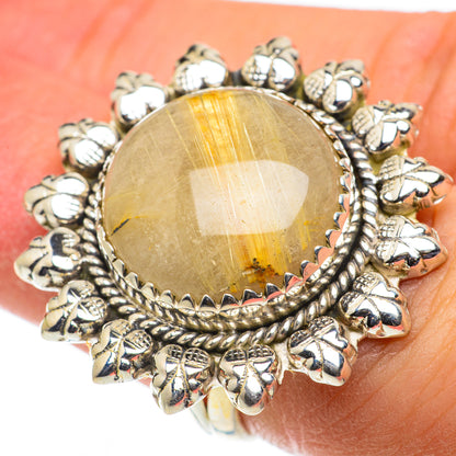 Rutilated Quartz Rings handcrafted by Ana Silver Co - RING63567