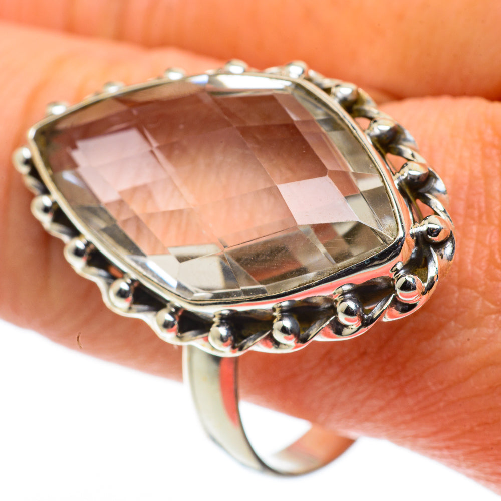 White Quartz Rings handcrafted by Ana Silver Co - RING63570