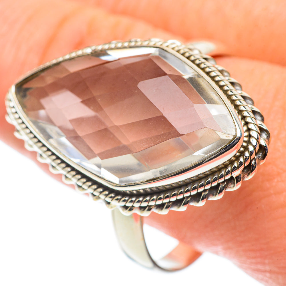 White Quartz Rings handcrafted by Ana Silver Co - RING63571