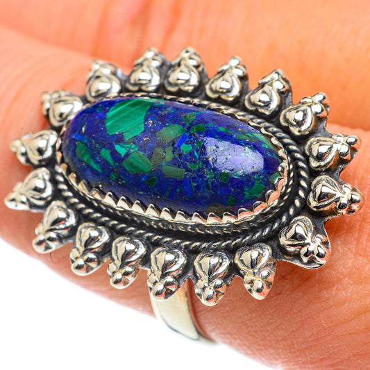 Azurite Rings handcrafted by Ana Silver Co - RING63572