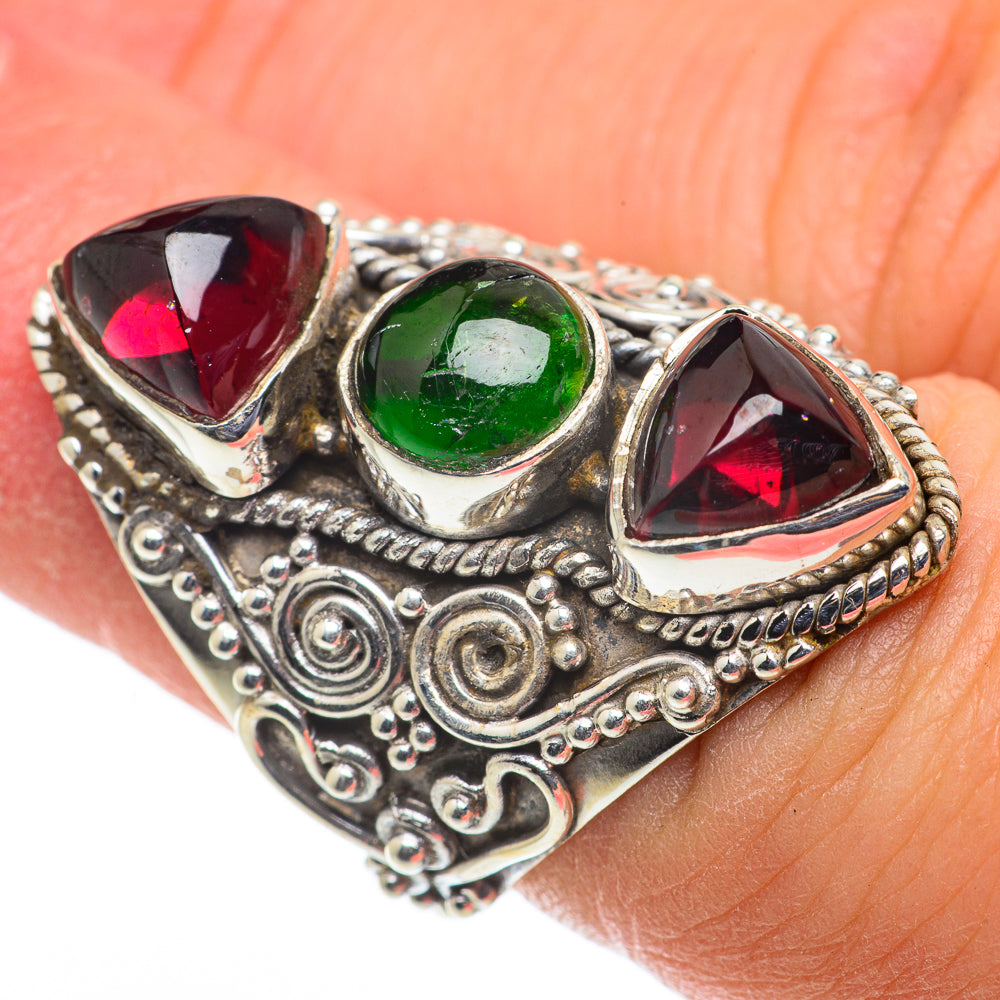Garnet Rings handcrafted by Ana Silver Co - RING63573