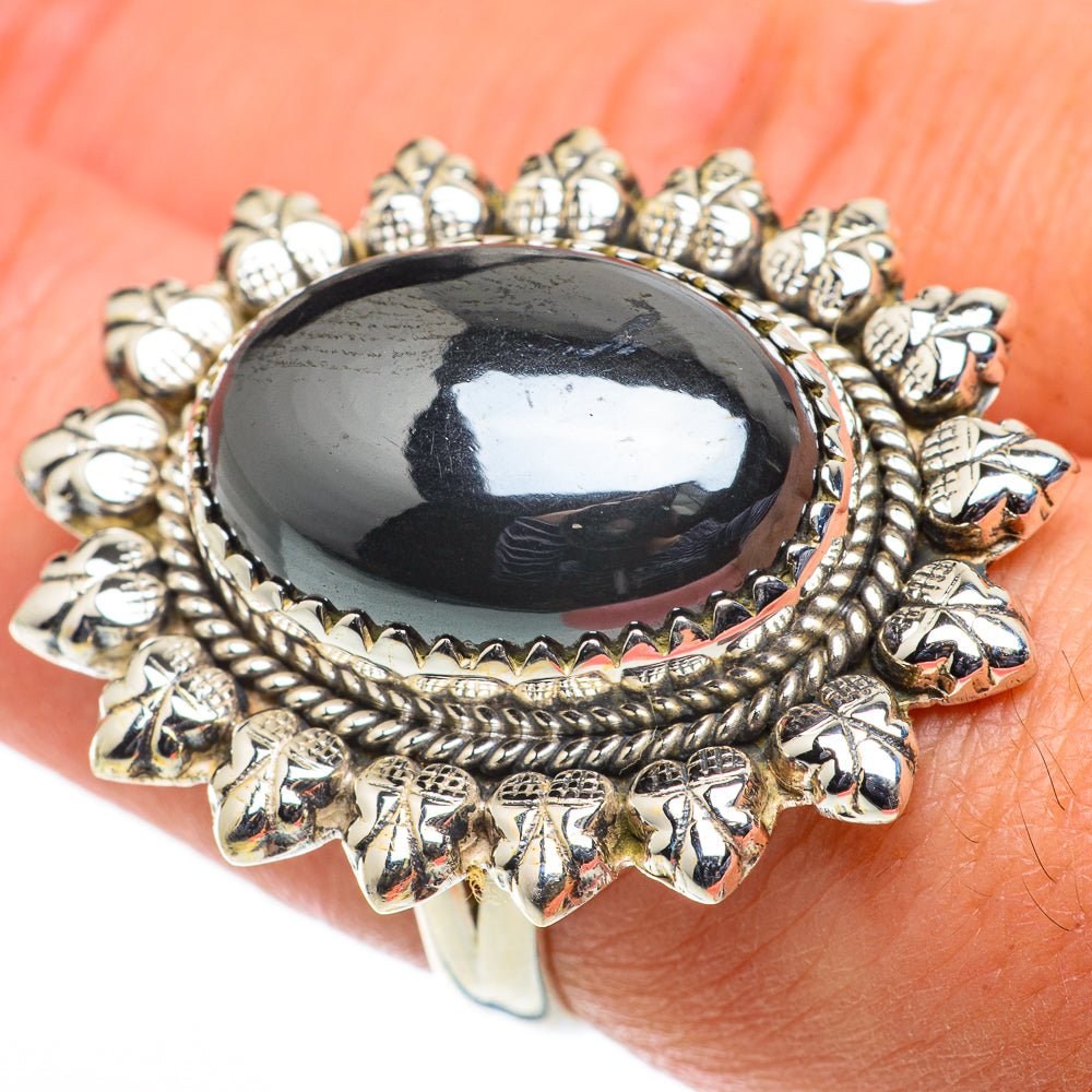 Hematite Rings handcrafted by Ana Silver Co - RING63575