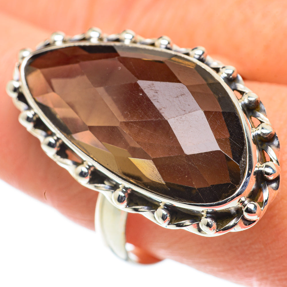Smoky Quartz Rings handcrafted by Ana Silver Co - RING63581