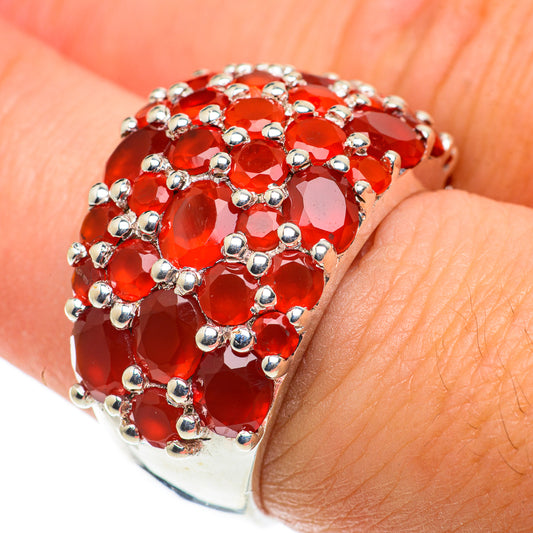 Carnelian Rings handcrafted by Ana Silver Co - RING63582