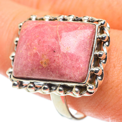Rhodonite Rings handcrafted by Ana Silver Co - RING63586