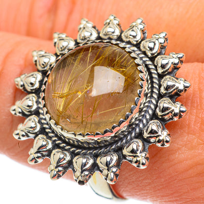 Rutilated Quartz Rings handcrafted by Ana Silver Co - RING63591