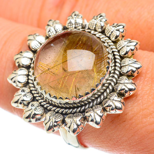 Rutilated Quartz Rings handcrafted by Ana Silver Co - RING63592