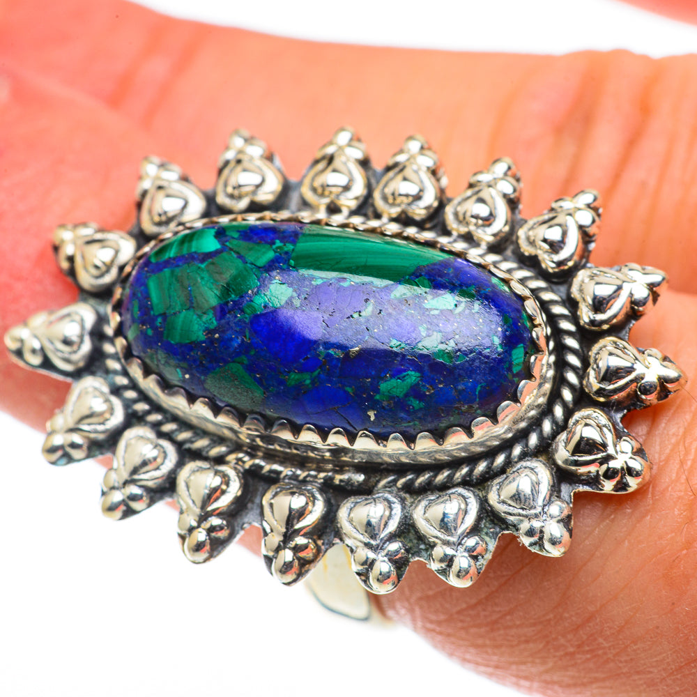 Azurite Rings handcrafted by Ana Silver Co - RING63594