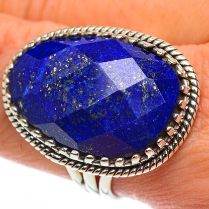Lapis Lazuli Rings handcrafted by Ana Silver Co - RING63597
