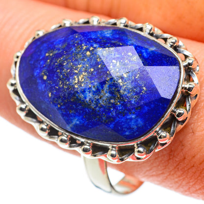 Lapis Lazuli Rings handcrafted by Ana Silver Co - RING63598