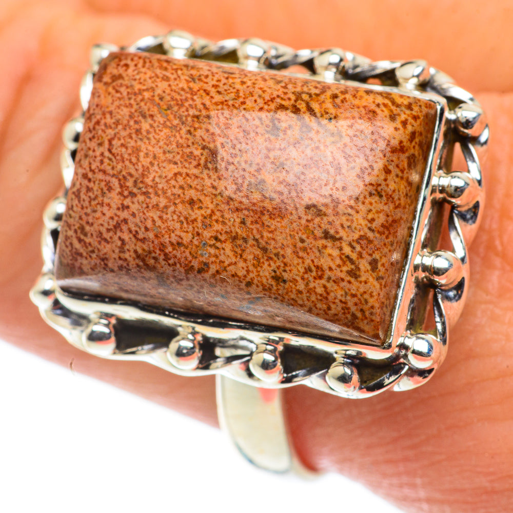Ocean Jasper Rings handcrafted by Ana Silver Co - RING63602