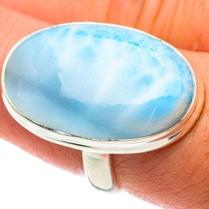 Larimar Rings handcrafted by Ana Silver Co - RING63612