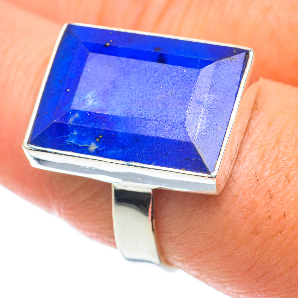 Lapis Lazuli Rings handcrafted by Ana Silver Co - RING63616