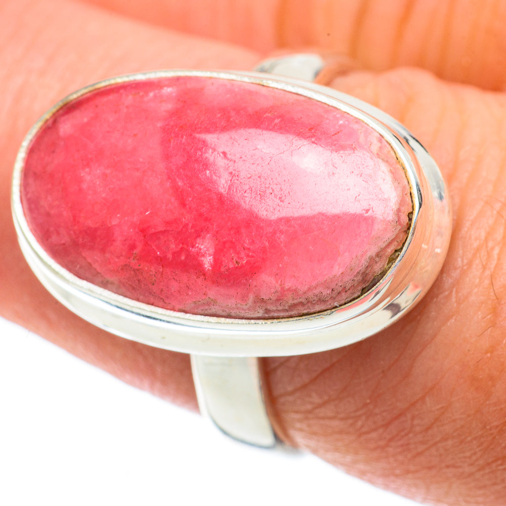 Rhodochrosite Rings handcrafted by Ana Silver Co - RING63623