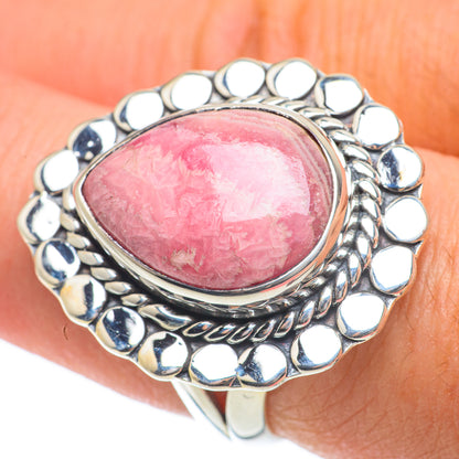 Rhodochrosite Rings handcrafted by Ana Silver Co - RING63624