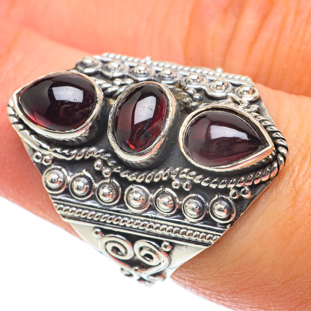 Garnet Rings handcrafted by Ana Silver Co - RING63626
