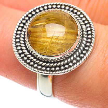 Rutilated Quartz Rings handcrafted by Ana Silver Co - RING63629