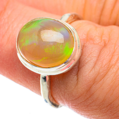 Ethiopian Opal Rings handcrafted by Ana Silver Co - RING63637