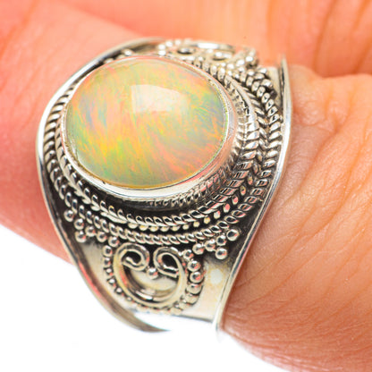 Ethiopian Opal Rings handcrafted by Ana Silver Co - RING63638