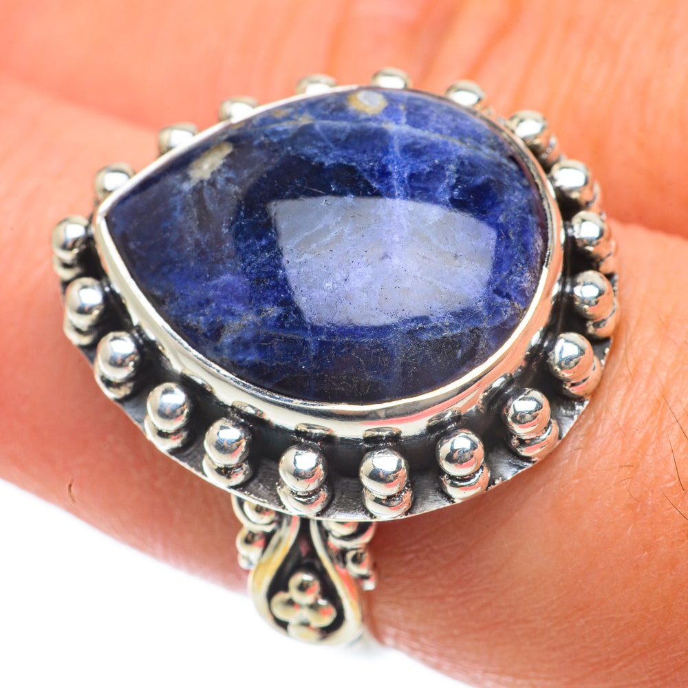 Sodalite Rings handcrafted by Ana Silver Co - RING63641