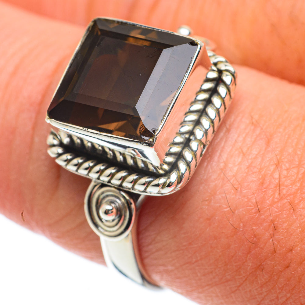 Smoky Quartz Rings handcrafted by Ana Silver Co - RING63648