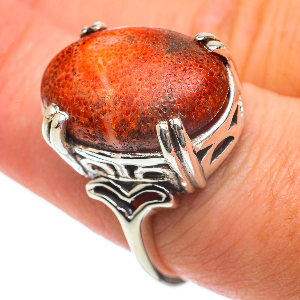 Sponge Coral Rings handcrafted by Ana Silver Co - RING63649