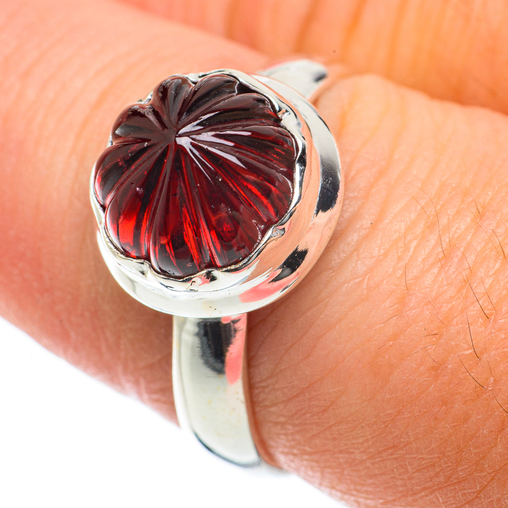 Garnet Rings handcrafted by Ana Silver Co - RING63653