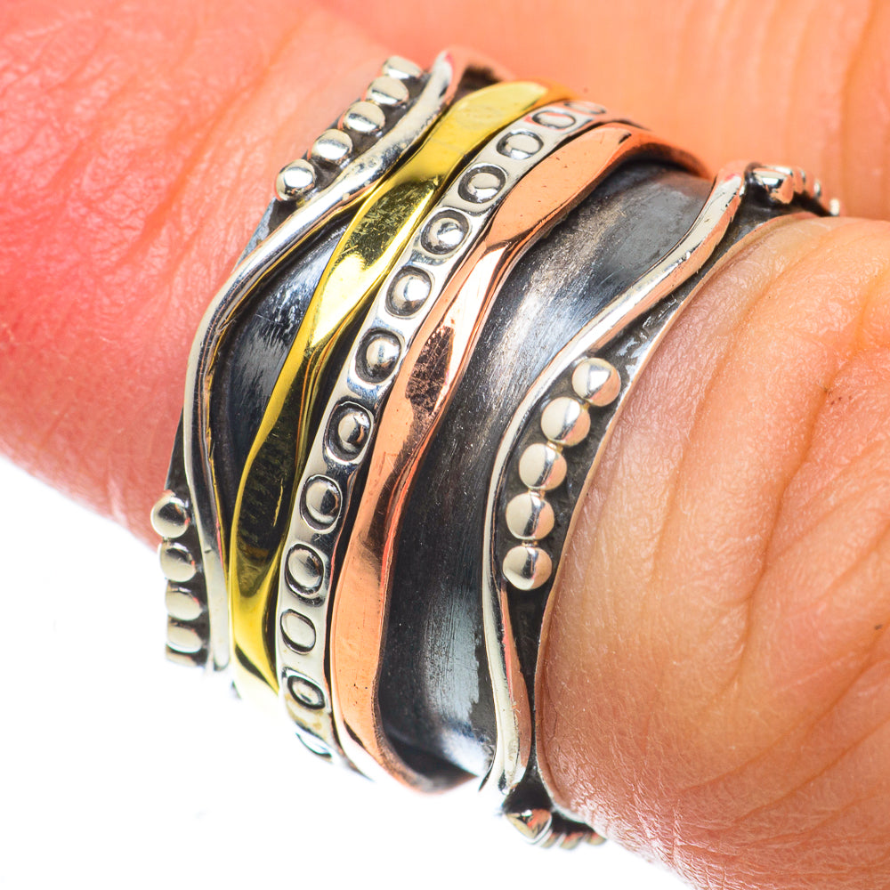 Meditation Spinner Rings handcrafted by Ana Silver Co - RING63657