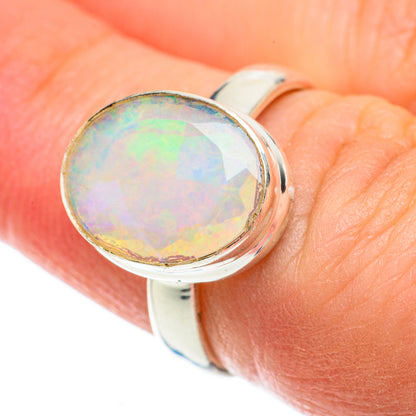 Ethiopian Opal Rings handcrafted by Ana Silver Co - RING63663