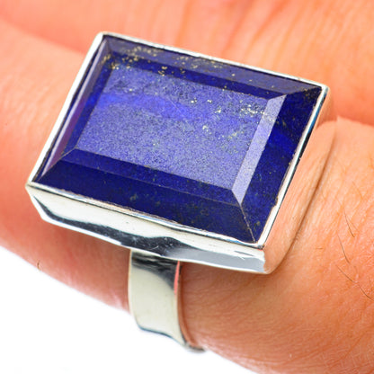 Lapis Lazuli Rings handcrafted by Ana Silver Co - RING63666