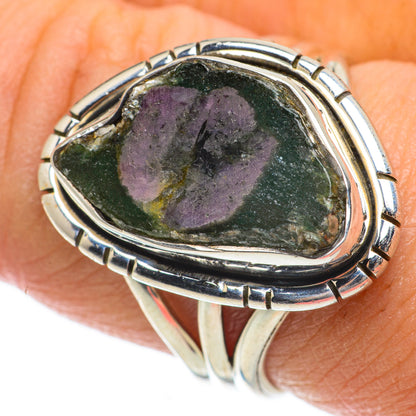 Ruby Fuchsite Rings handcrafted by Ana Silver Co - RING63672