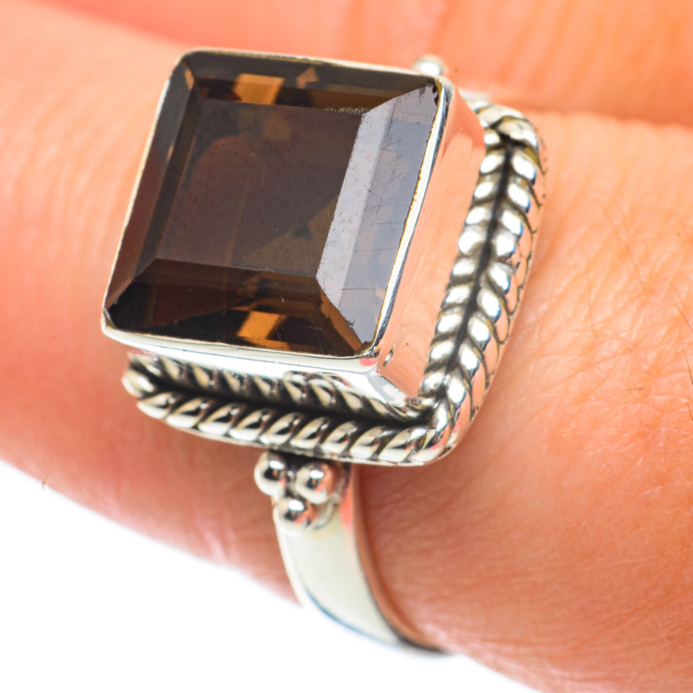 Smoky Quartz Rings handcrafted by Ana Silver Co - RING63675