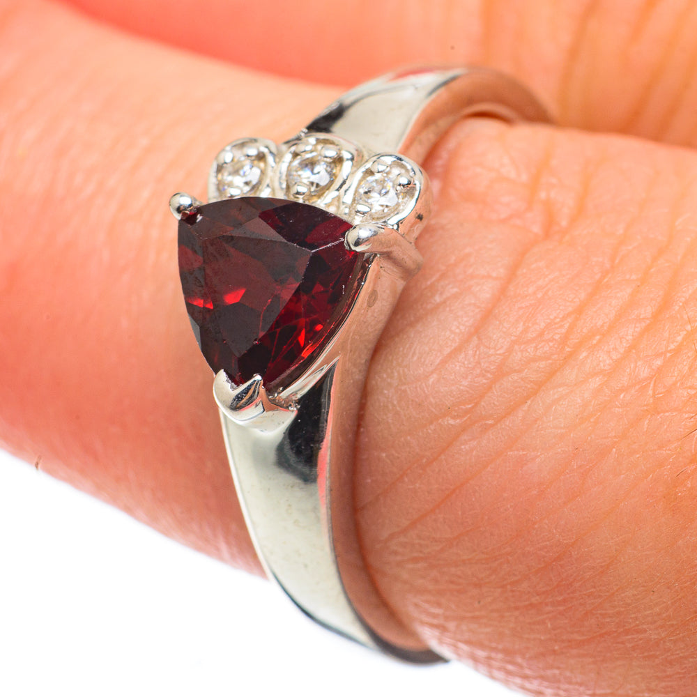 Garnet Rings handcrafted by Ana Silver Co - RING63681
