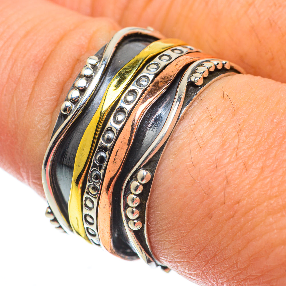 Meditation Spinner Rings handcrafted by Ana Silver Co - RING63684