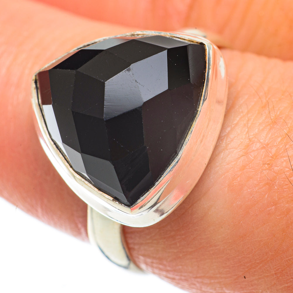 Black Onyx Rings handcrafted by Ana Silver Co - RING63686