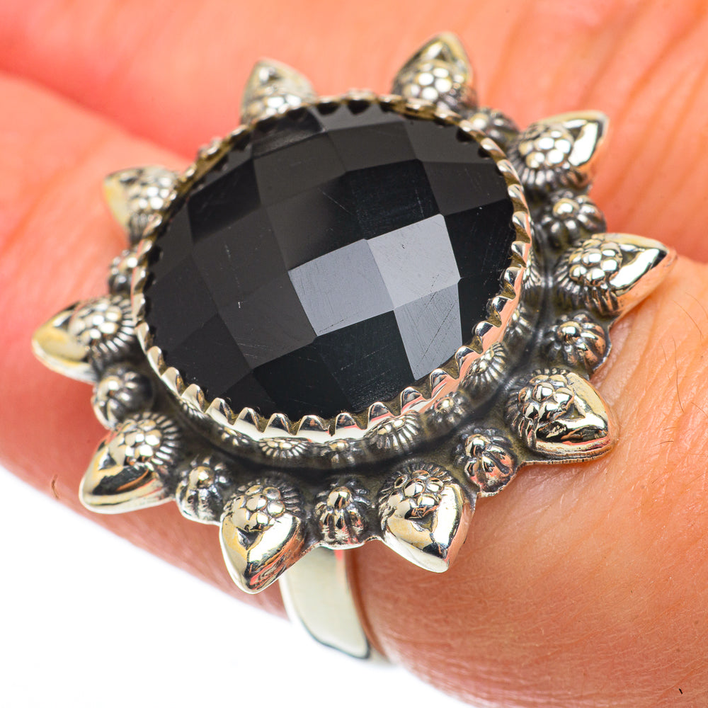 Black Onyx Rings handcrafted by Ana Silver Co - RING63687