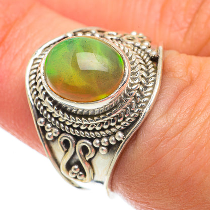 Ethiopian Opal Rings handcrafted by Ana Silver Co - RING63691