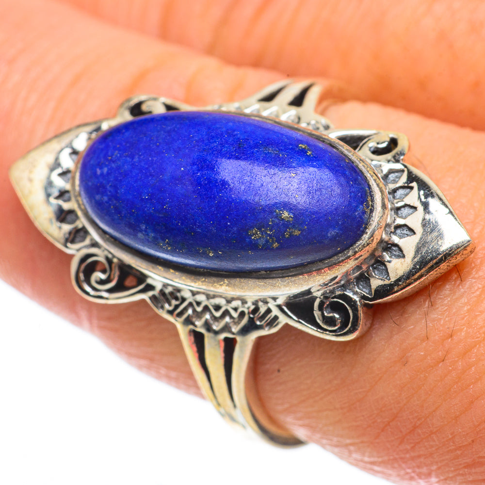 Lapis Lazuli Rings handcrafted by Ana Silver Co - RING63692