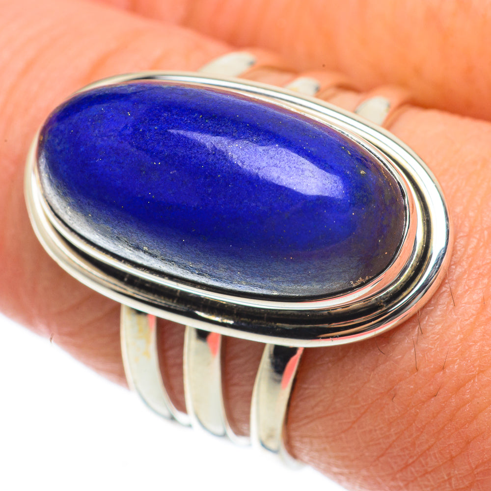 Lapis Lazuli Rings handcrafted by Ana Silver Co - RING63695