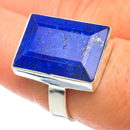 Lapis Lazuli Rings handcrafted by Ana Silver Co - RING63697