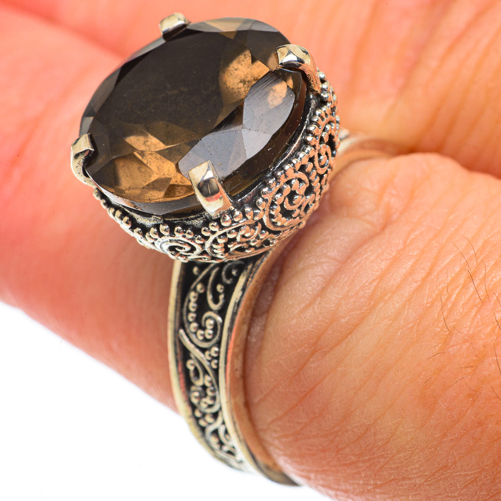 Smoky Quartz Rings handcrafted by Ana Silver Co - RING63700