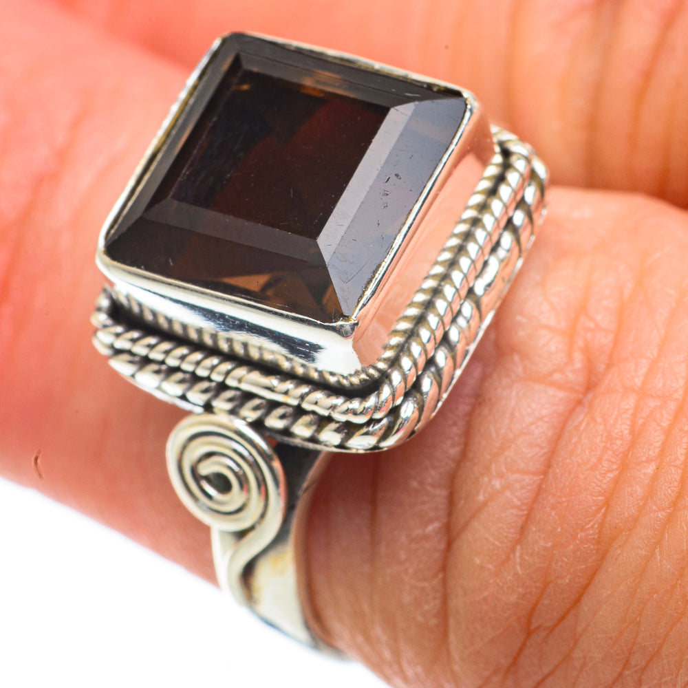 Smoky Quartz Rings handcrafted by Ana Silver Co - RING63701