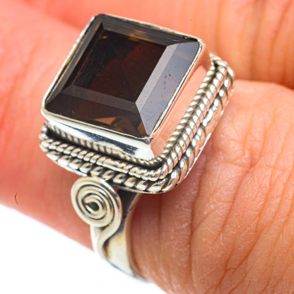 Smoky Quartz Rings handcrafted by Ana Silver Co - RING63701