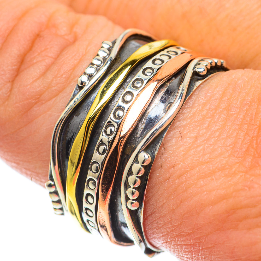 Meditation Spinner Rings handcrafted by Ana Silver Co - RING63706